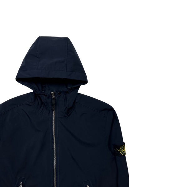 Stone Island 2018 Navy Light Soft Shell R Jacket - Large