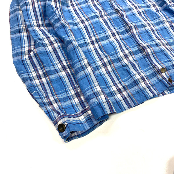 CP Company Lino Flax Flannel Checked Shirt