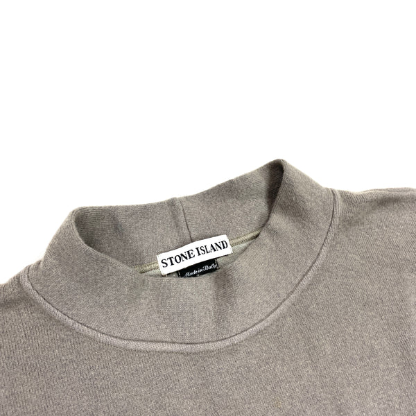 Stone Island AW1995 Vintage Wool Blend Mock Neck Jumper