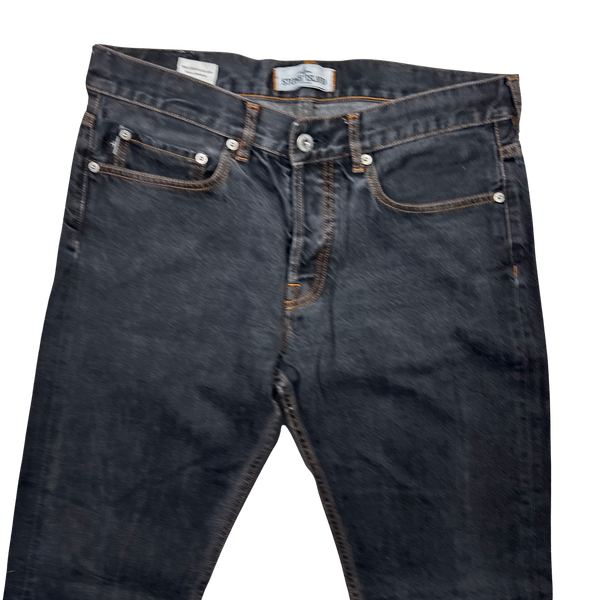 Stone Island 2012 RE T Dark Grey Denim Jeans - 32"