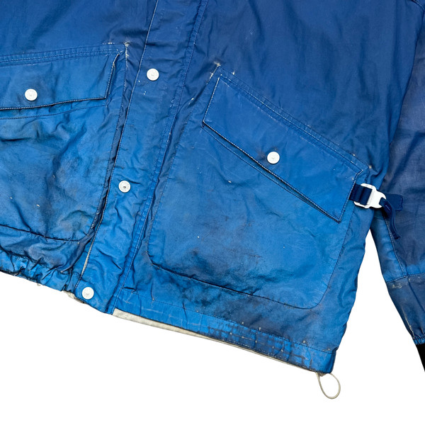 Stone Island 2011 Blue Liquid Reflective Jacket - XL
