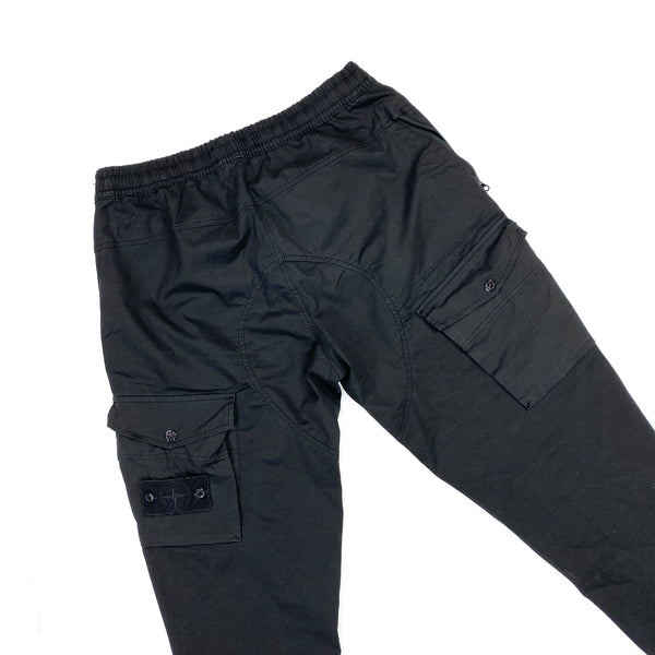 Stone Island 2020 Black Ghost Cargo Trousers