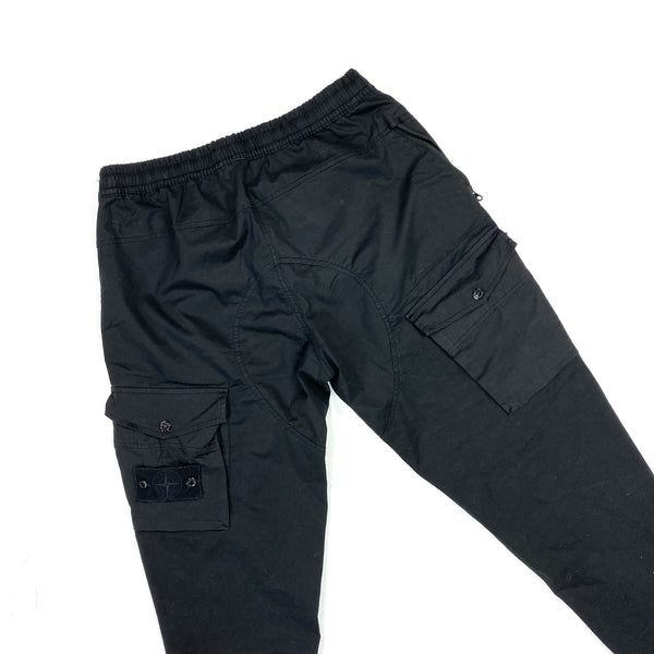 Stone Island 2020 Black Ghost Cargo Trousers