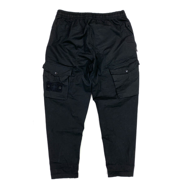 Stone Island 2020 Black Ghost Cargo Trousers