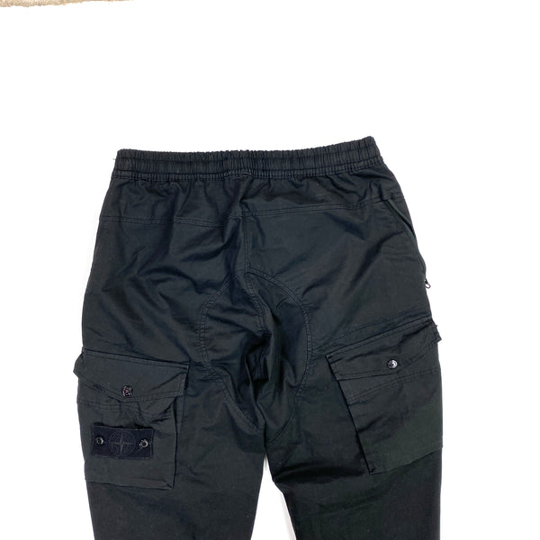 Stone Island 2020 Black Ghost Cargo Trousers