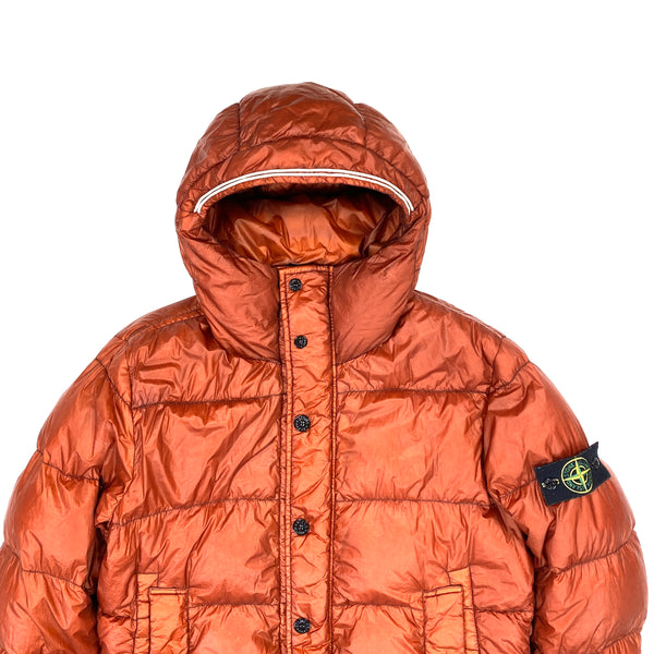 Stone Island 2013 Rust Garment Dyed Puffer Jacket