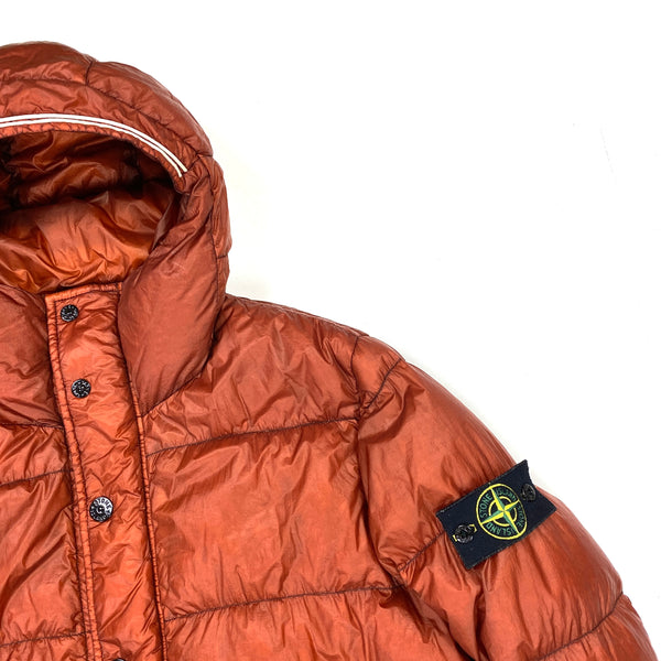 Stone Island 2013 Rust Garment Dyed Puffer Jacket