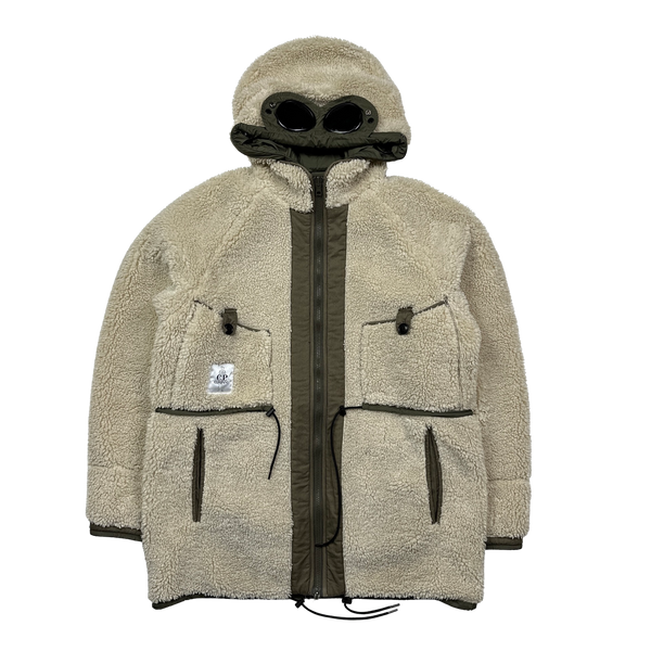 CP Company Reversible Sherpa Fleece Goggle Jacket - Large