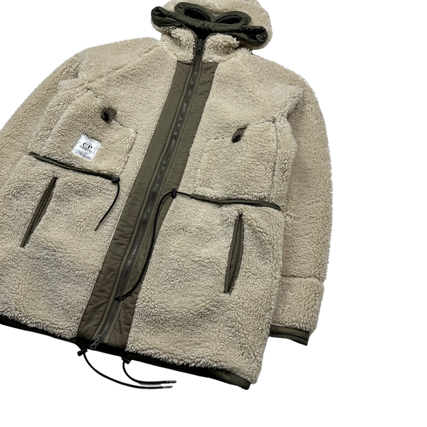 CP Company Reversible Sherpa Fleece Goggle Jacket - Large