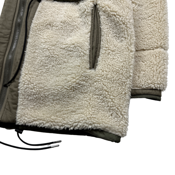 CP Company Reversible Sherpa Fleece Goggle Jacket - Large