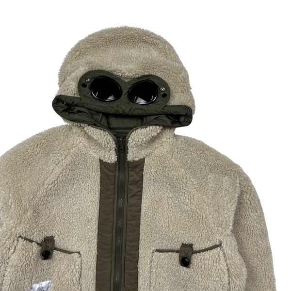 CP Company Reversible Sherpa Fleece Goggle Jacket - Large