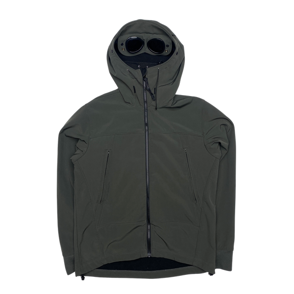 CP Company Grey Softshell Goggle Jacket