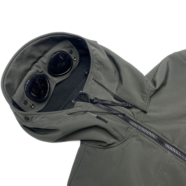 CP Company Grey Softshell Goggle Jacket