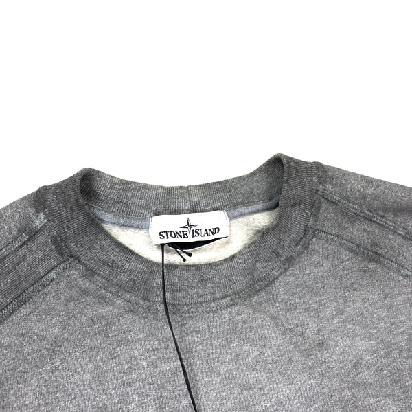 Stone Island Grey Dust Treatment Crewneck