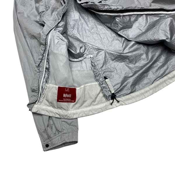 CP Company Grey Nyfoil Pullover Goggle Jacket