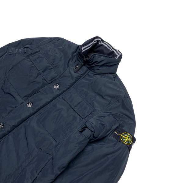 Stone Island Navy 2019 Micro Reps Primaloft Winter Jacket