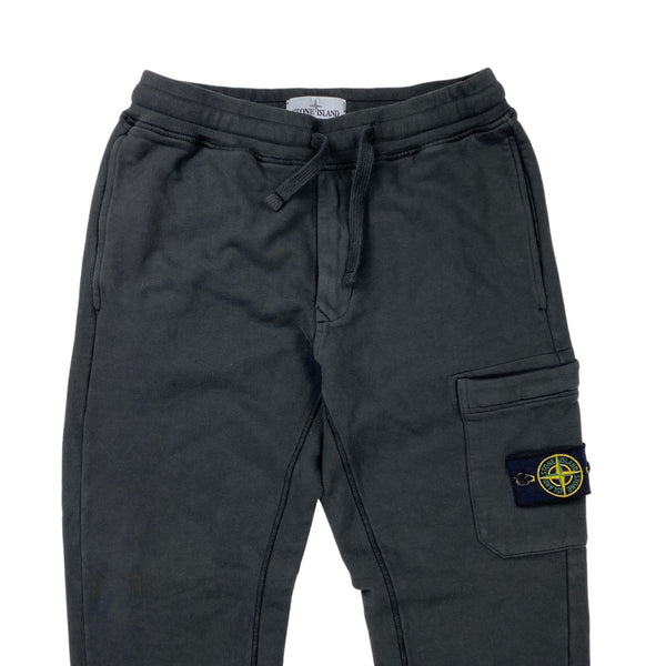 Stone Island Charcoal Grey Cotton Joggers
