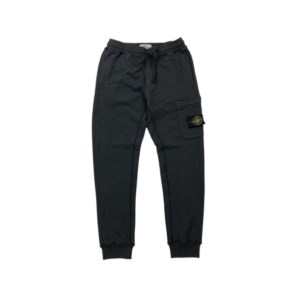 Stone Island Charcoal Grey Cotton Joggers