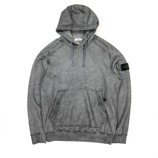 Stone island hoodie gray top
