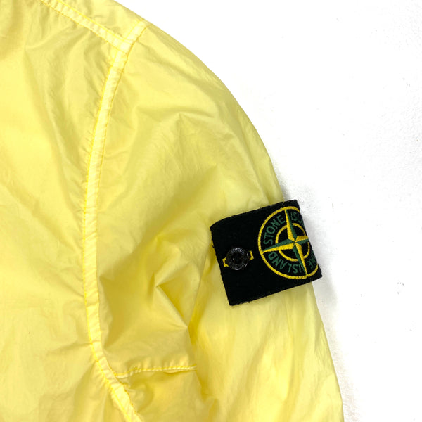 Stone Island Yellow Lamy Flock Hooded Jacket