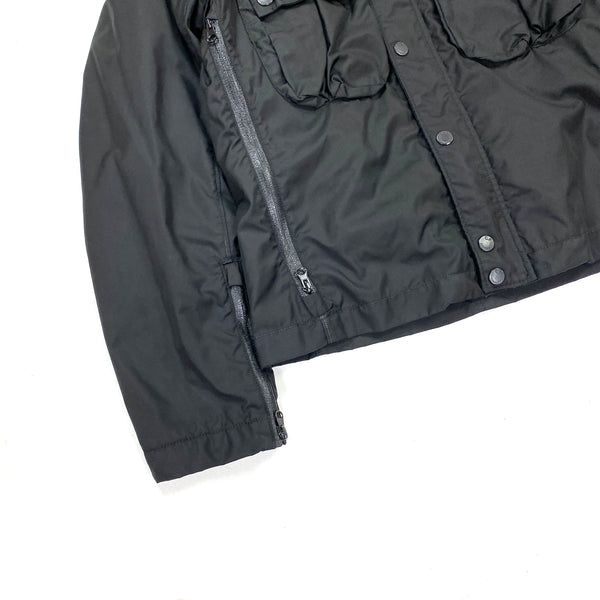 CP Company Ski Goggle Black Wool Lined Jacket