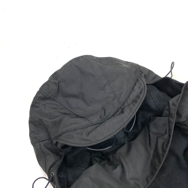 CP Company Ski Goggle Black Wool Lined Jacket