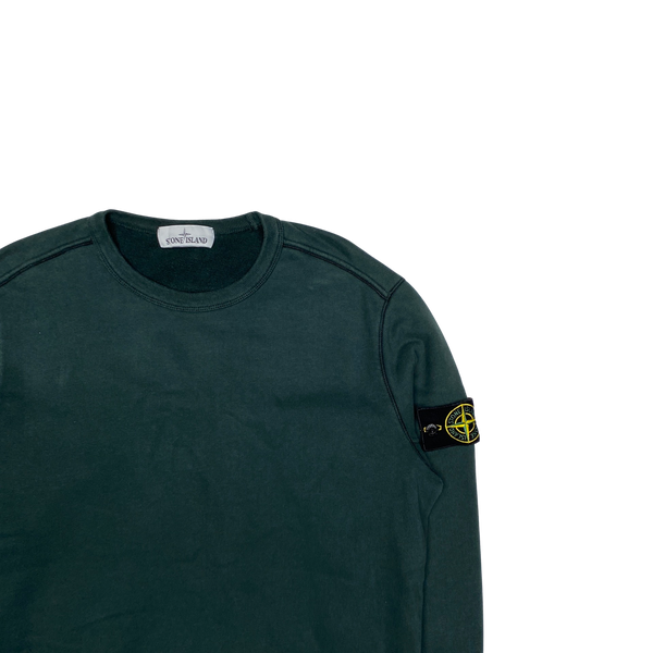 Stone Island 2019 Forest Green Cotton Crewneck