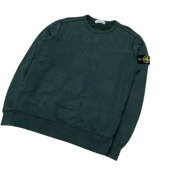 Stone Island 2019 Forest Green Cotton Crewneck