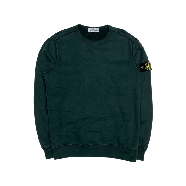 Stone Island 2019 Forest Green Cotton Crewneck