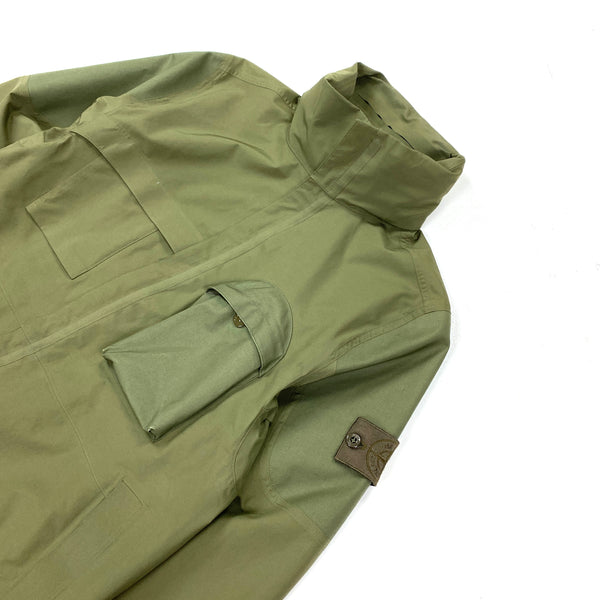 Stone Island Khaki Ghost Tank Shield Jacket