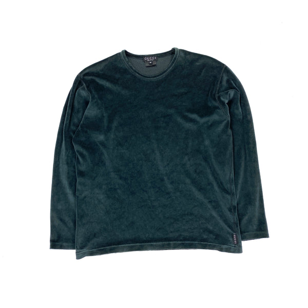 Gucci Vintage Velour Crewneck
