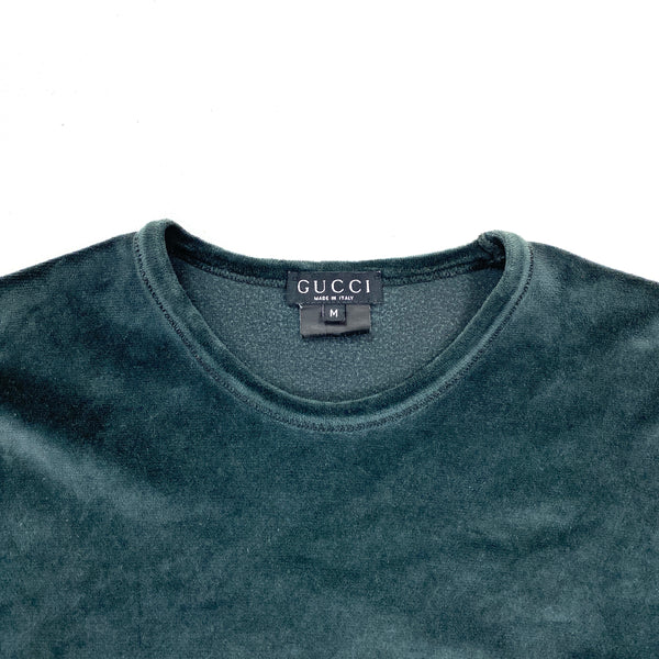 Gucci Vintage Velour Crewneck