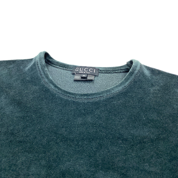 Gucci Vintage Velour Crewneck