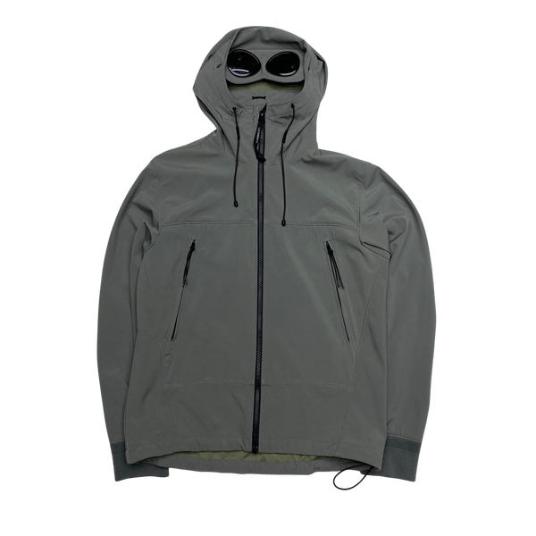 CP Company Light Grey Goggle Soft Shell Jacket Mat s Island