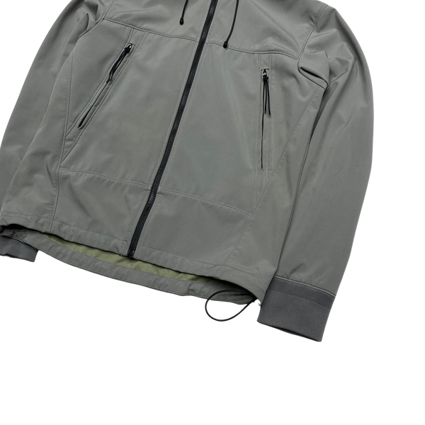 CP Company Light Grey Goggle Soft Shell Jacket