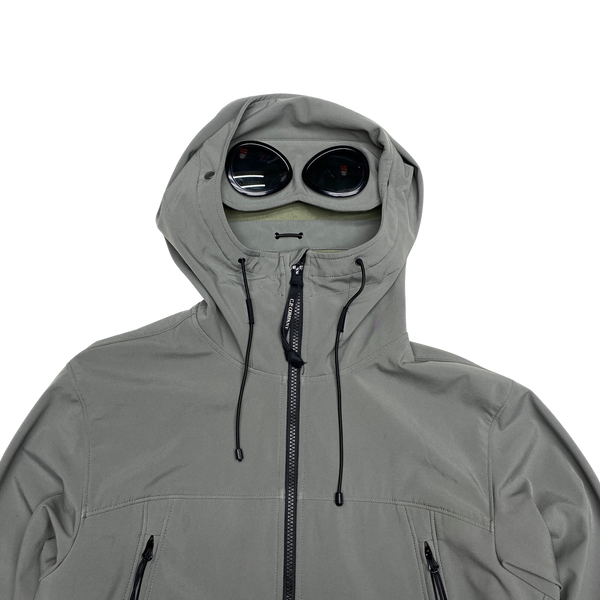 CP Company Light Grey Goggle Soft Shell Jacket