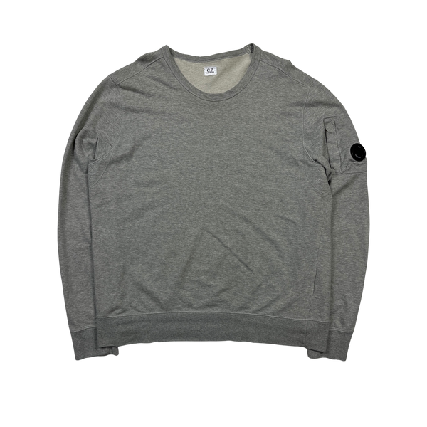 CP Company Light Grey Cotton Crewneck - XXL