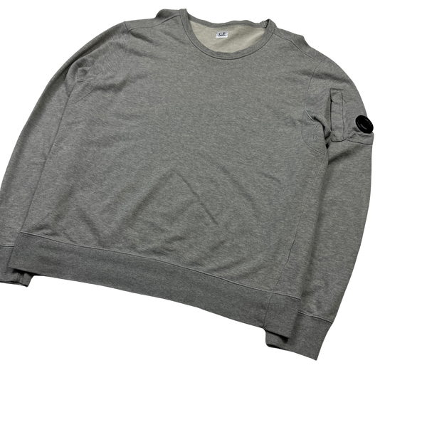 CP Company Light Grey Cotton Crewneck - XXL