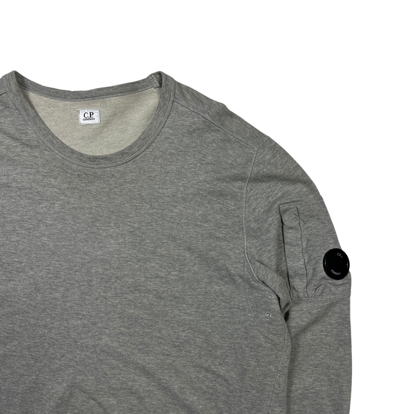 CP Company Light Grey Cotton Crewneck - XXL