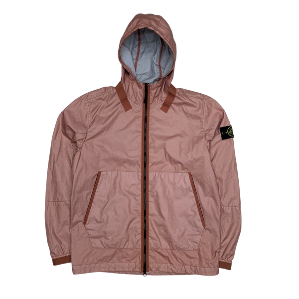 Stone Island 2021 Pink Membrana TC 3L Rain Jacket