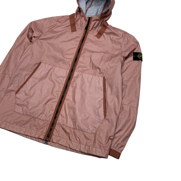 Stone Island 2021 Pink Membrana TC 3L Rain Jacket
