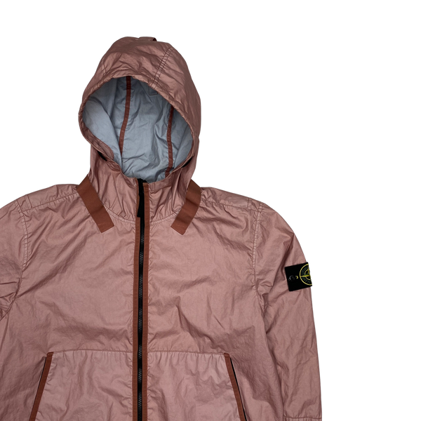 Stone Island 2021 Pink Membrana TC 3L Rain Jacket