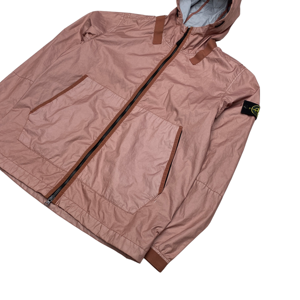 Stone Island 2021 Pink Membrana TC 3L Rain Jacket