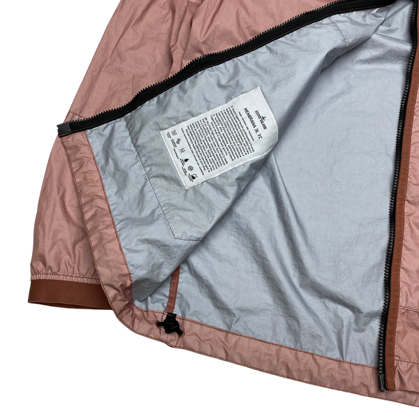 Stone Island 2021 Pink Membrana TC 3L Rain Jacket