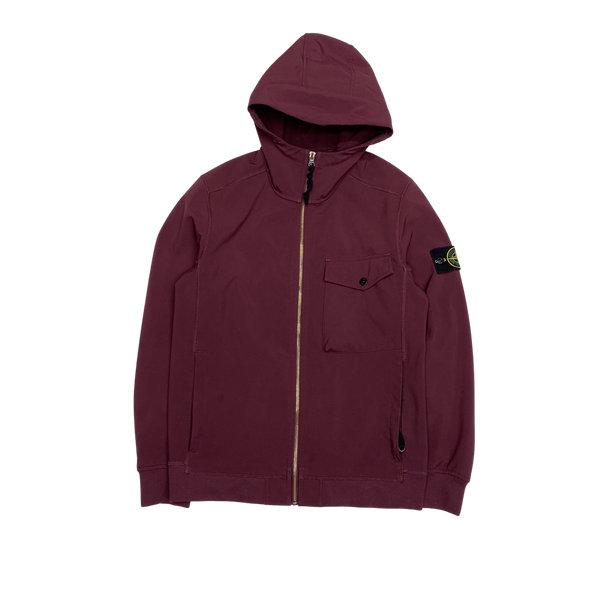 Stone Island 2017 Burgundy Soft Shell R Jacket