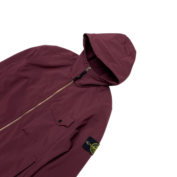 Stone Island 2017 Burgundy Soft Shell R Jacket