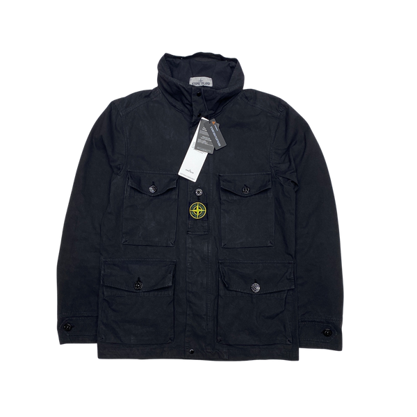 Stone Island 2020 Black Cotton Cordura Field Jacket