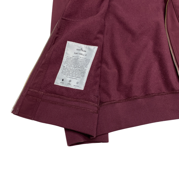 Stone Island 2017 Burgundy Soft Shell R Jacket