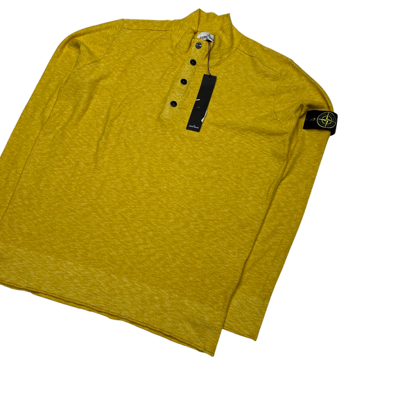 Stone Island 2018 Yellow Marl Pullover Jumper