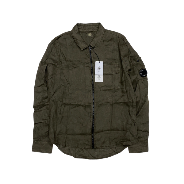 CP Company Khaki Linen Shirt